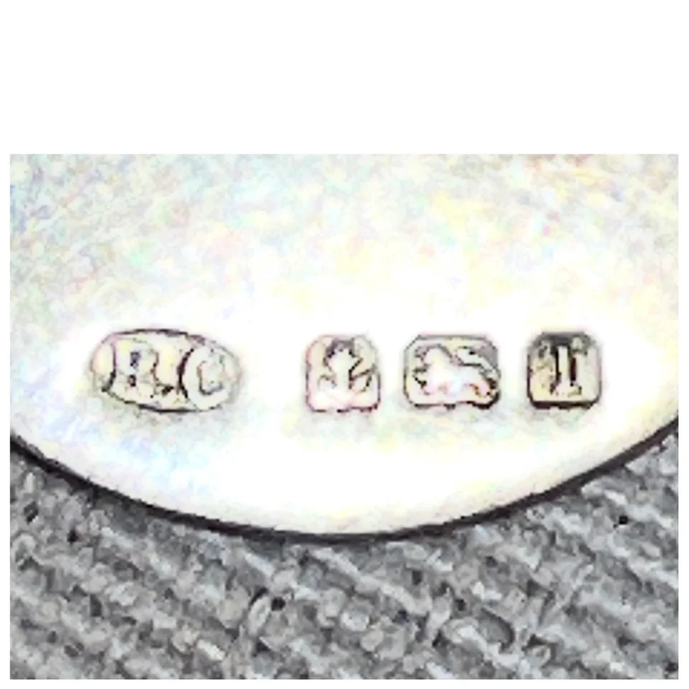 RO RMS Mauretania Charm Unisex OS Silver Excellent Antique Enamel 1910 Sterling